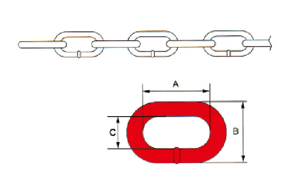 DIN 764 LINK CHAIN